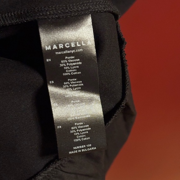 Marcella NYC Black Plus Size Maxi Dress Women’s XXL Ponte Knit Elegant Holiday - Picture 7 of 9